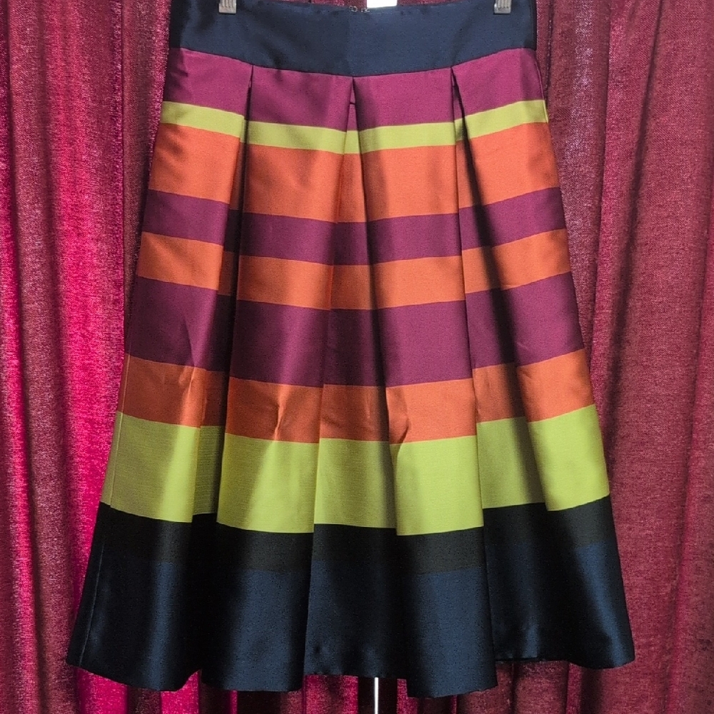 Anthropologie Moulinette Soeurs Striped Multicolor Women's Skirt Party Holiday